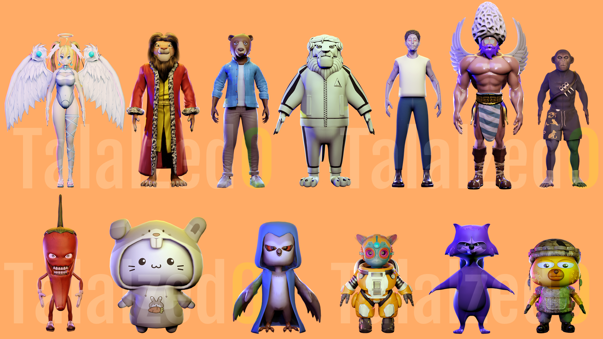 Degen Royale characters alternate